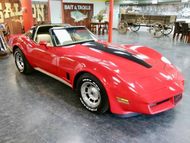 1980 Red Chevrolet Corvette Coupe
