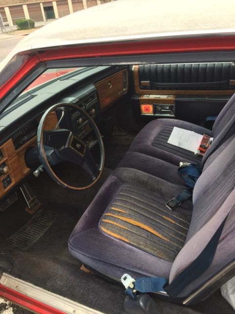 1980 Red Cadillac DeVille Coupe