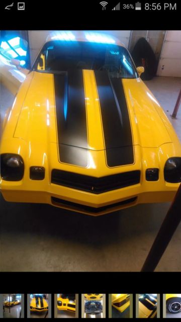 1980 Yellow Chevrolet Camaro