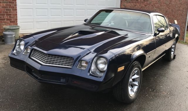 1980 Blue Chevrolet Camaro Coupe