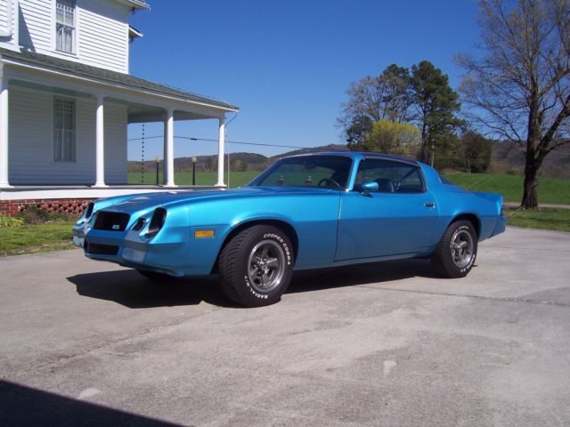 1980 Blue Chevrolet Camaro Coupe