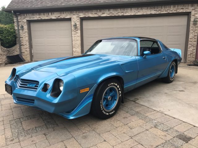 1980 Blue Chevrolet Camaro Coupe