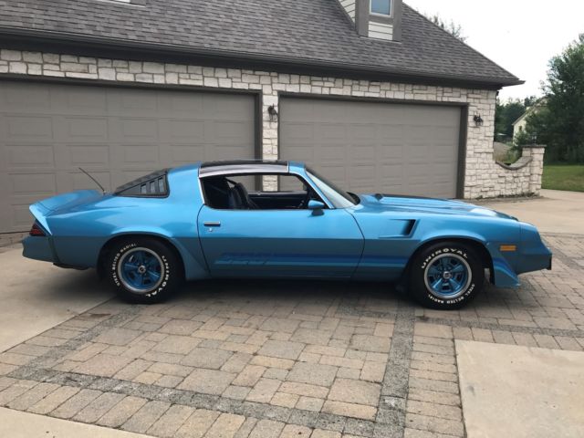 1980 Blue Chevrolet Camaro Coupe