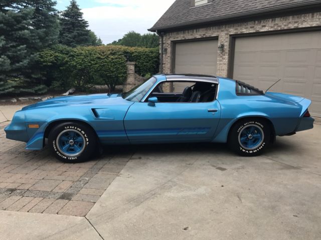 1980 Blue Chevrolet Camaro Coupe