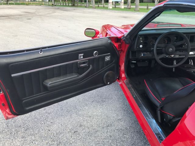 1980 Red Chevrolet Camaro Coupe
