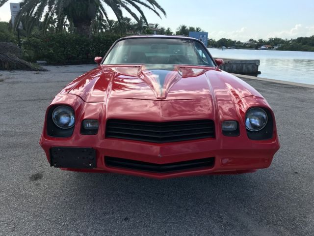 1980 Red Chevrolet Camaro Coupe