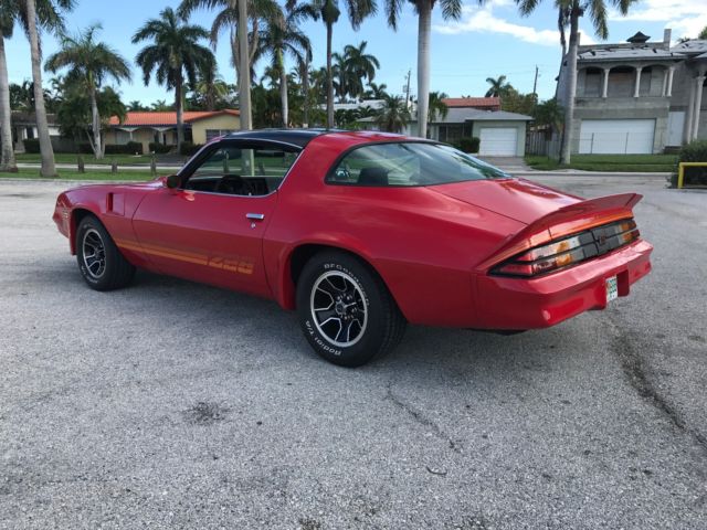 1980 Red Chevrolet Camaro Coupe