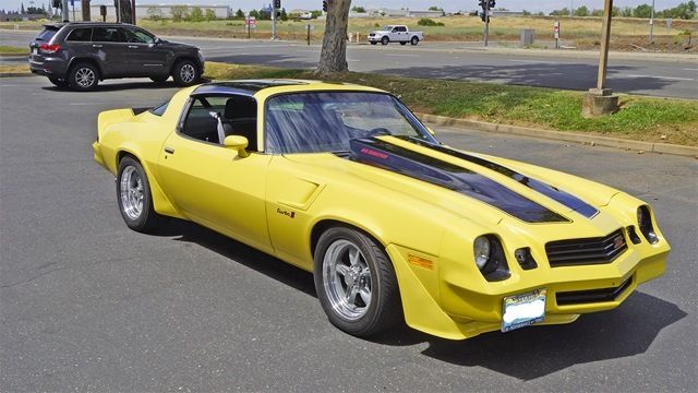 1980 Yellow Chevrolet Camaro Coupe