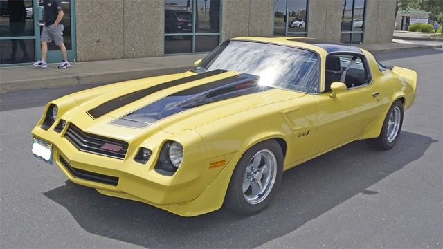 1980 Yellow Chevrolet Camaro Coupe