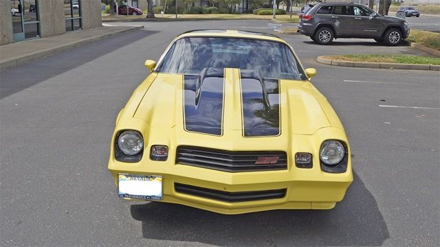 1980 Yellow Chevrolet Camaro Coupe