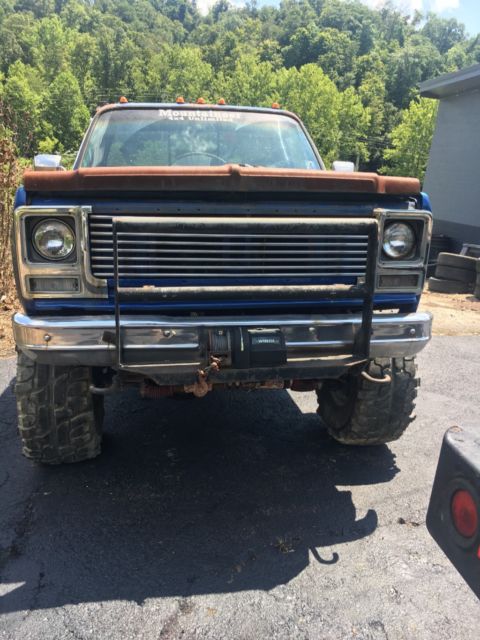 1980 Blue Chevrolet C/K Pickup 1500 Standard Cab Pickup