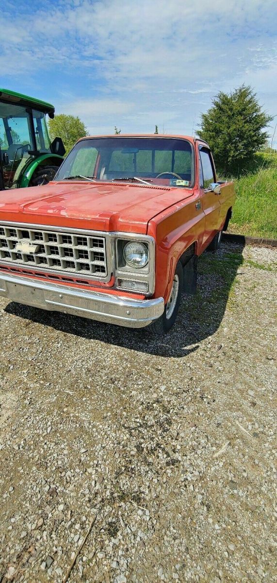 1980 Red Chevrolet C-10 Pickup