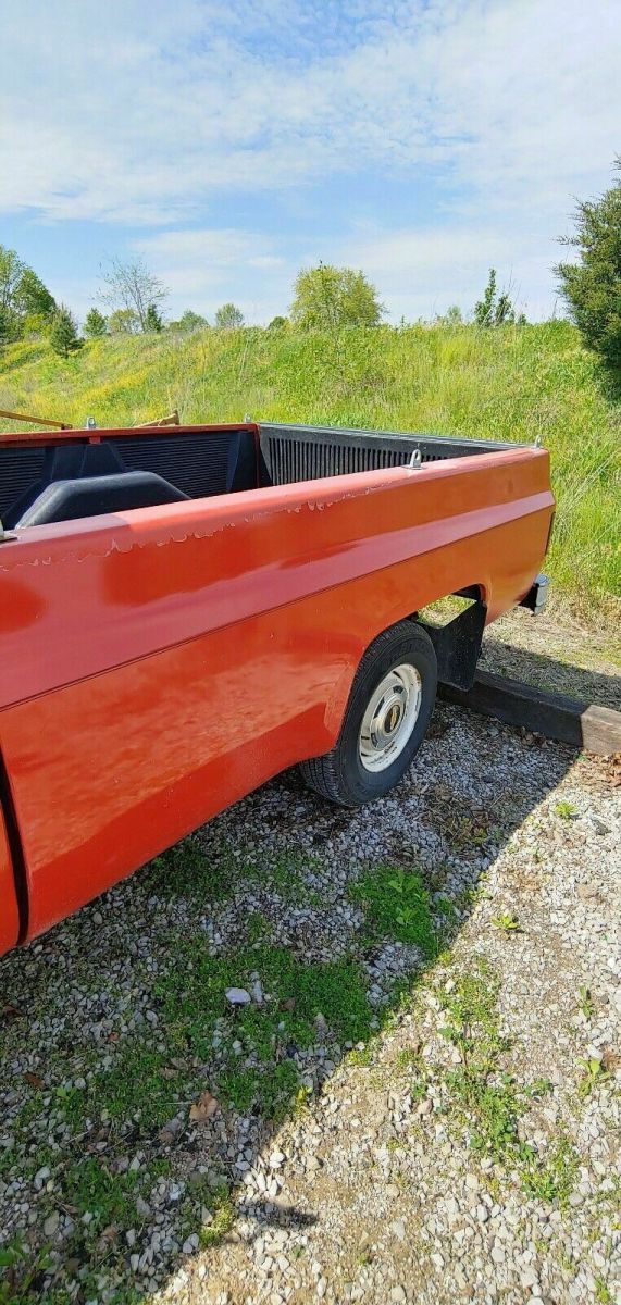1980 Red Chevrolet C-10 Pickup