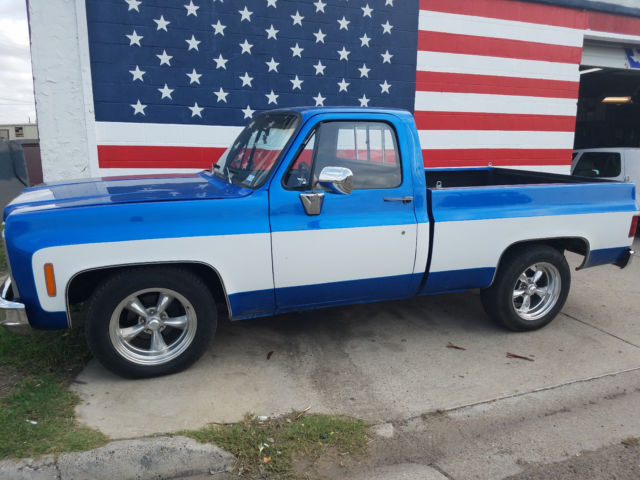 1980 Blue Chevrolet C-10 Standard Cab Pickup
