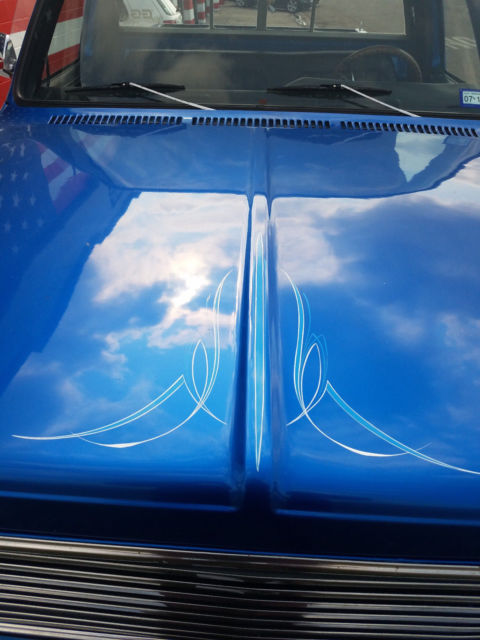 1980 Blue Chevrolet C-10 Standard Cab Pickup