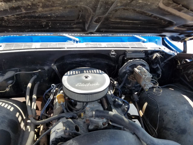 1980 Blue Chevrolet C-10 Standard Cab Pickup