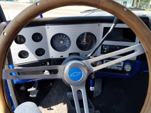 1980 Blue Chevrolet C-10 Standard Cab Pickup