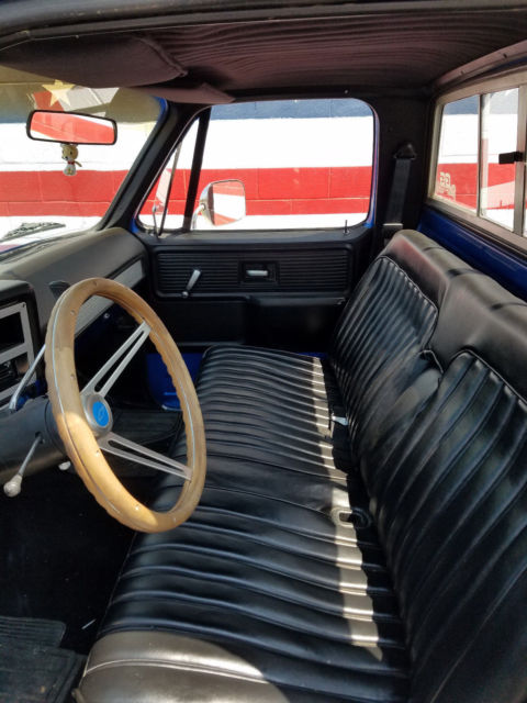 1980 Blue Chevrolet C-10 Standard Cab Pickup