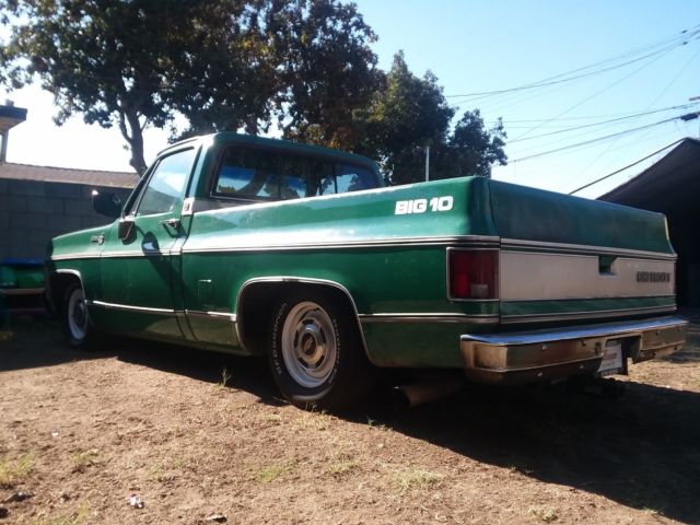 1980 Green Chevrolet C-10