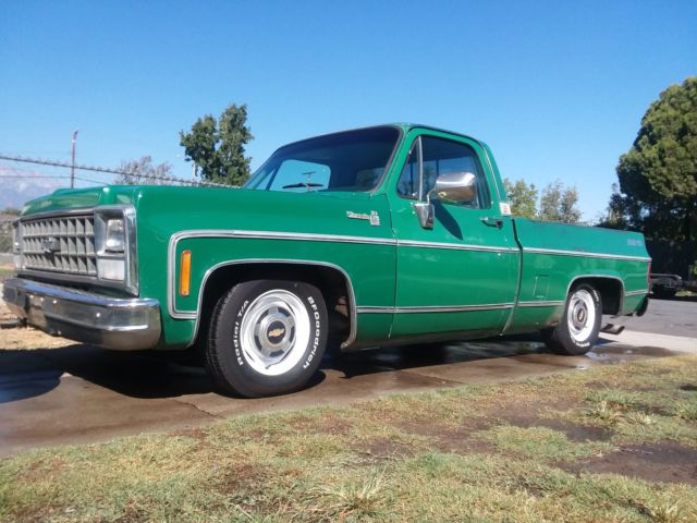 1980 Green Chevrolet C-10
