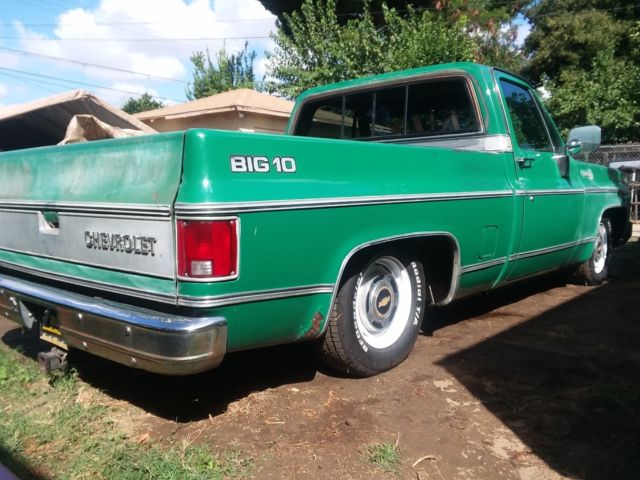 1980 Green Chevrolet C-10