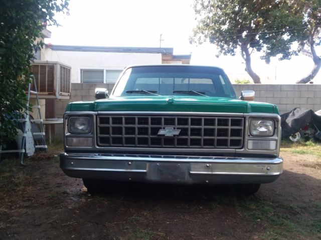 1980 Green Chevrolet C-10