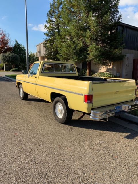 1980 Yellow Chevrolet C-10 Long Bed