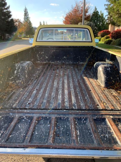 1980 Yellow Chevrolet C-10 Long Bed