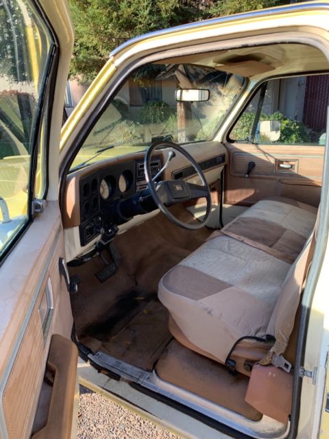 1980 Yellow Chevrolet C-10 Long Bed