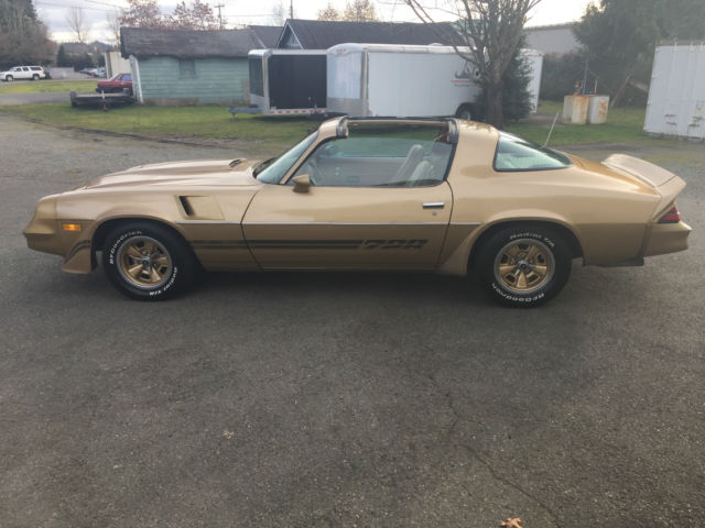1980 Gold Chevrolet Camaro Coupe