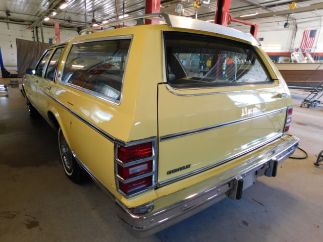 1980 Yellow Chevrolet Capriceold Wagon