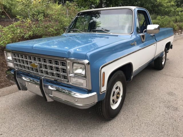 1980 Blue Chevrolet C/K 20 --