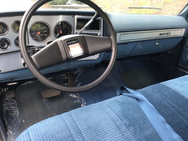 1980 Blue Chevrolet C/K 20 --