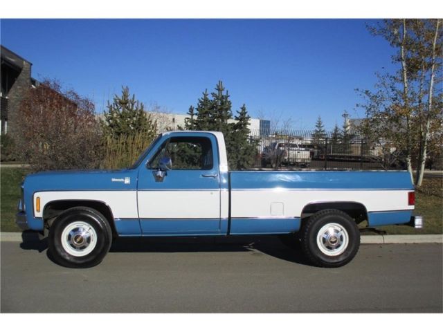 1980 Blue Chevrolet C/K 20 --