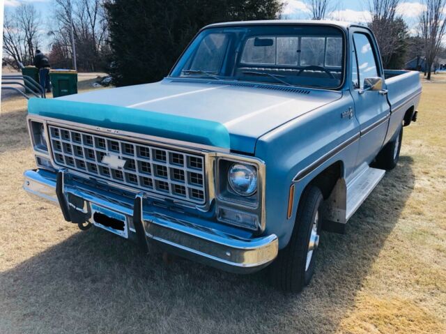 1980 25 Light Blue Metallic Chevrolet C-10 Standard Cab Pickup