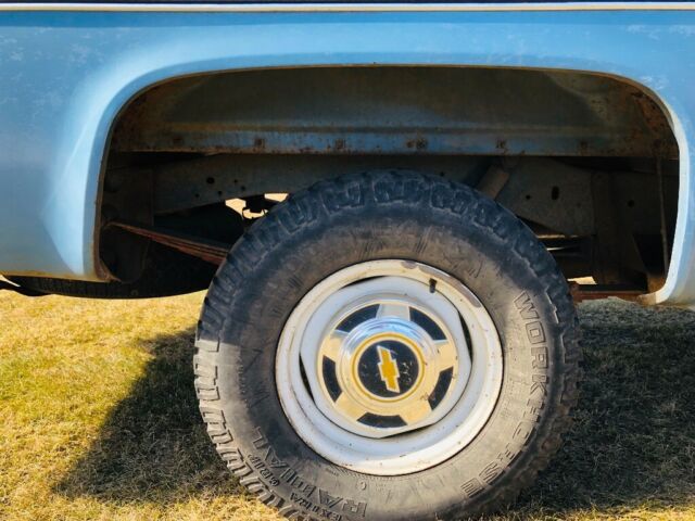 1980 25 Light Blue Metallic Chevrolet C-10 Standard Cab Pickup