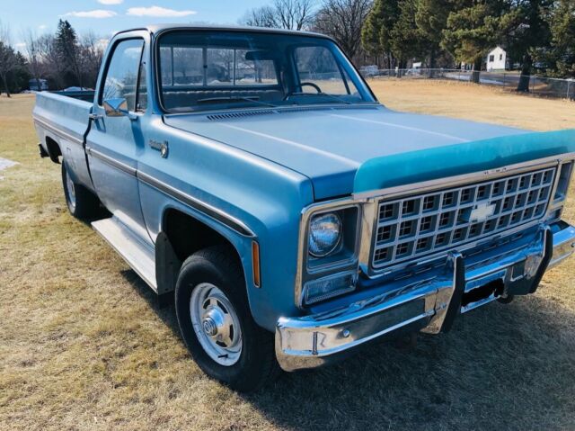 1980 25 Light Blue Metallic Chevrolet C-10 Standard Cab Pickup