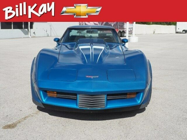 1980 Blue Chevrolet Corvette 2 Dr