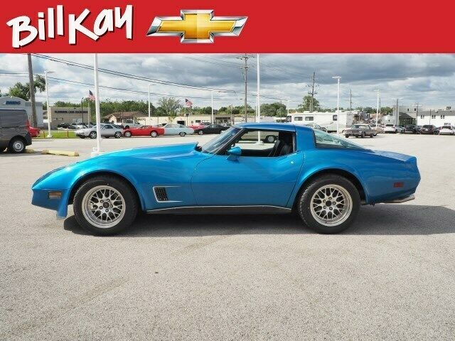 1980 Blue Chevrolet Corvette 2 Dr