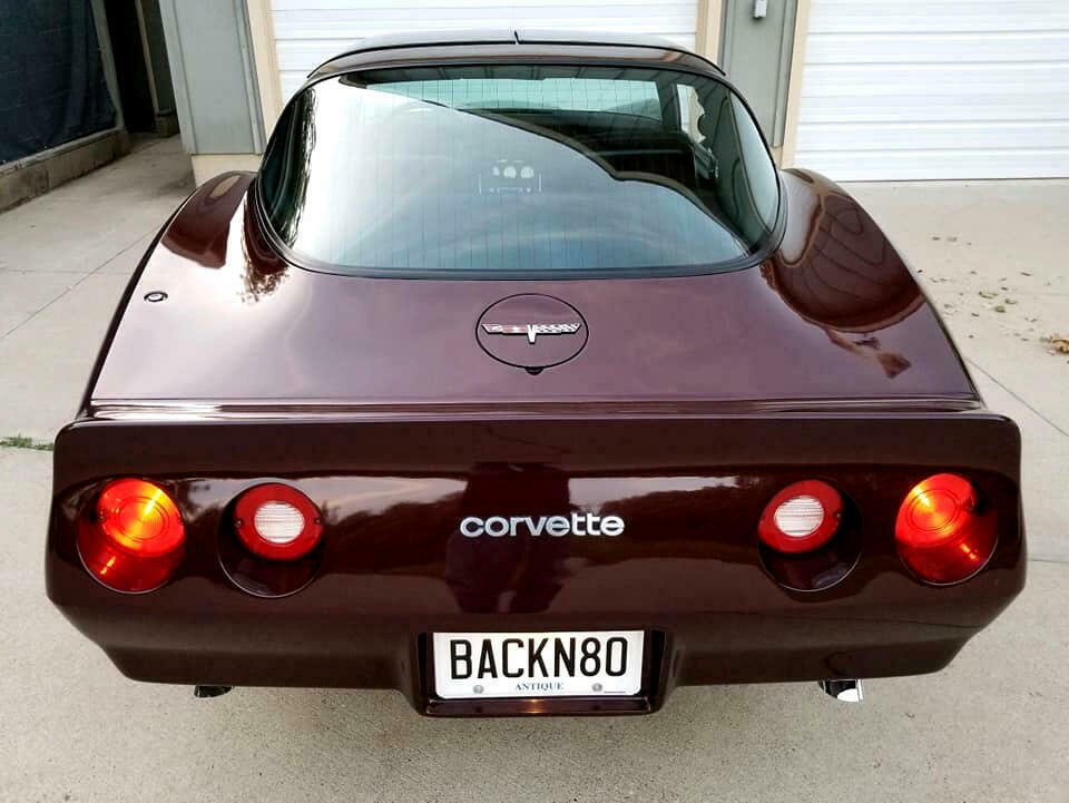 1980 Burgundy Chevrolet Corvette --