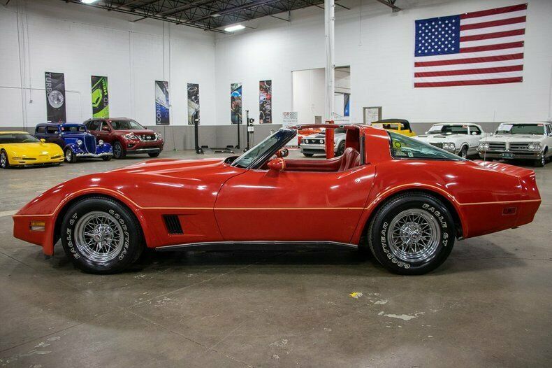 1980 Red Chevrolet Corvette --
