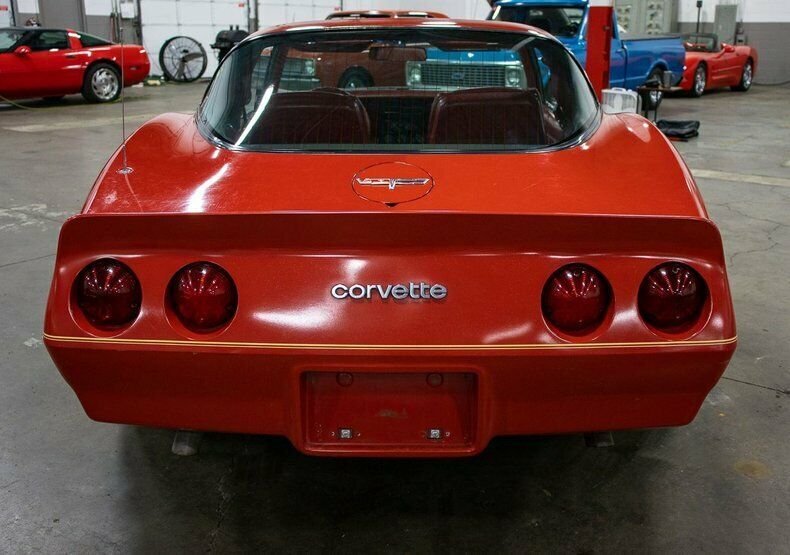 1980 Red Chevrolet Corvette --