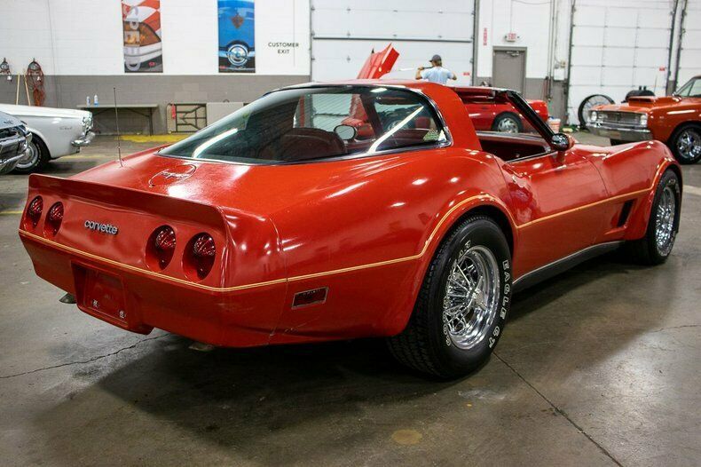 1980 Red Chevrolet Corvette --
