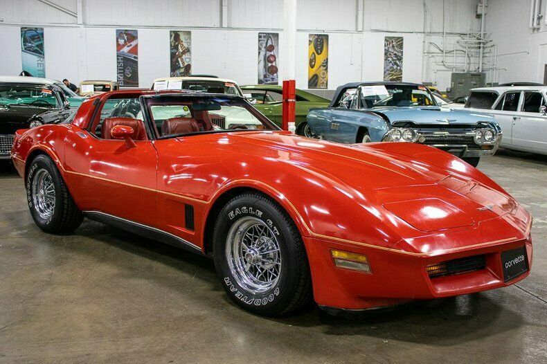 1980 Red Chevrolet Corvette --