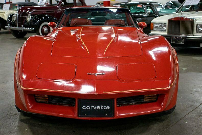 1980 Red Chevrolet Corvette --
