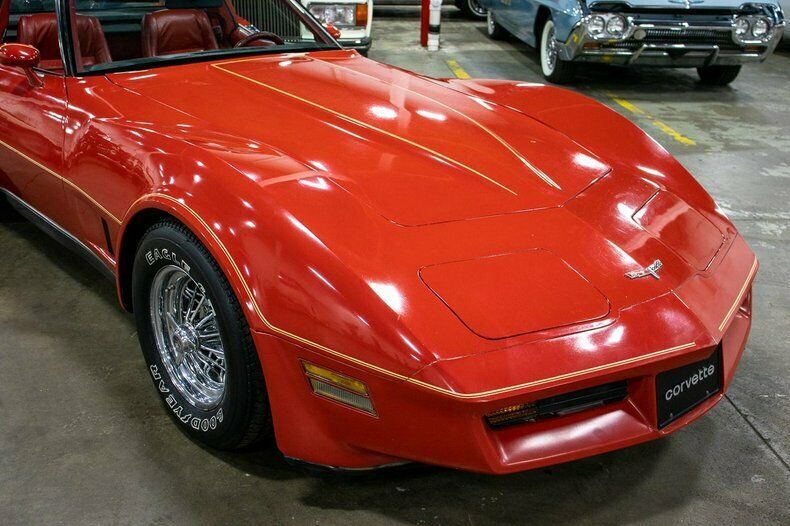 1980 Red Chevrolet Corvette --