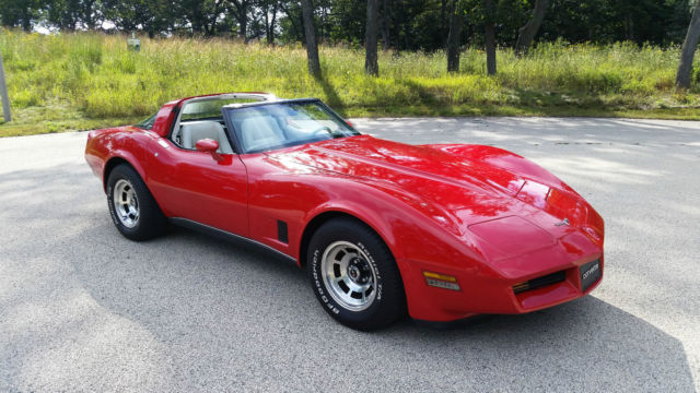 1980 Dark Claret Chevrolet Corvette Coupe