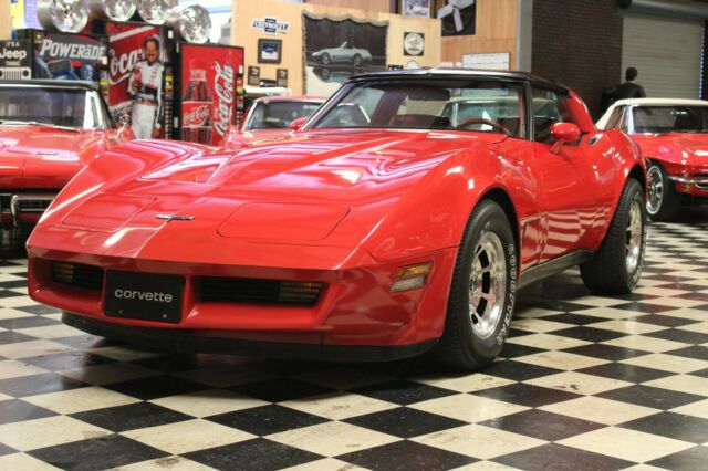 1980 Red Chevrolet Corvette
