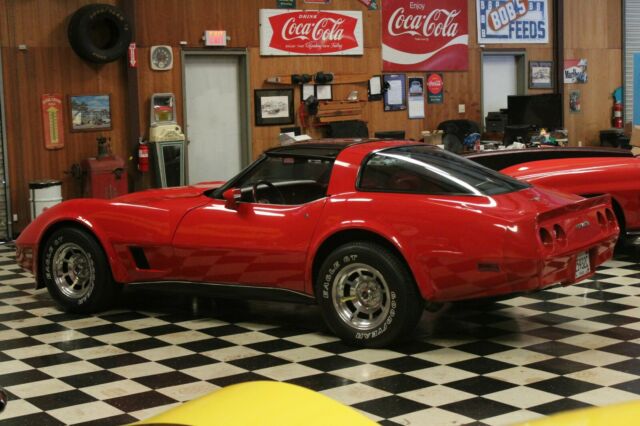 1980 Red Chevrolet Corvette