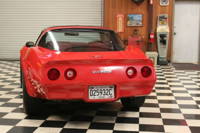 1980 Red Chevrolet Corvette
